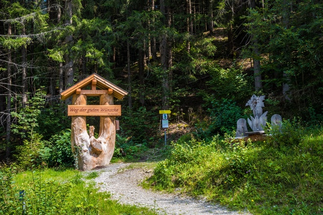 Start Weg der guten Wünsche