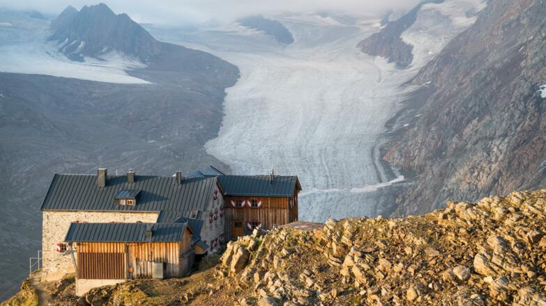 Ramolhaus mit Gurgler Gletscher