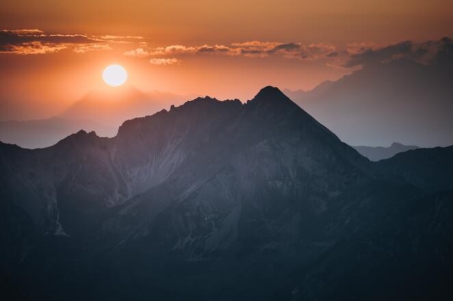 Sonnenaufgang Gamsspitzl