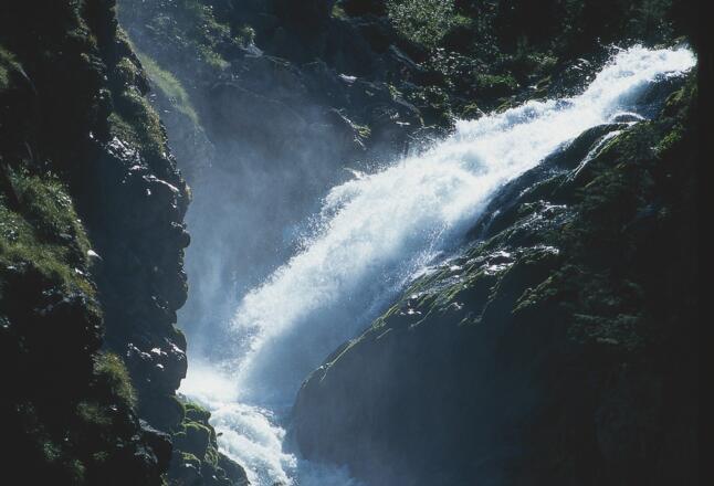 Wasserfall Waldbachstrub im Echerntal von Hallstatt