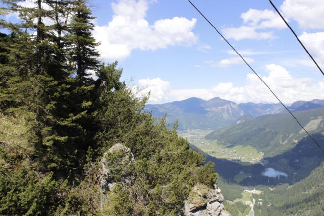 Auffahrt mit der Gosaukammbahn