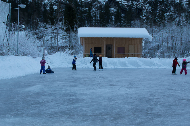 Eislaufplatz des Gasthof Pension Hirlatz