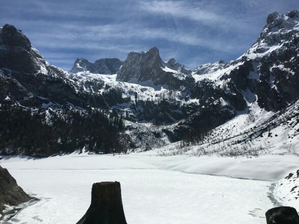 Hinterer Gosausee im Winter