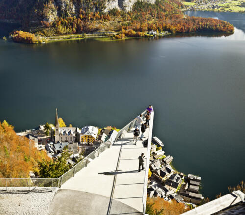 Aussichtsplattform Welterbeblick Salzwelten Hallstatt