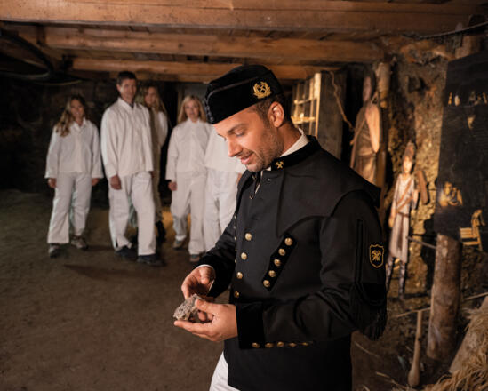 Guide mit Gruppe