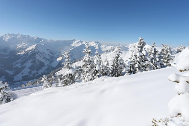 Blick auf Baad - Derratal