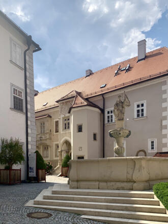 Leopoldbrunnen im Leopoldihof in Klosterneuburg