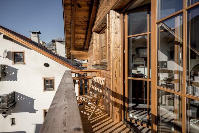 Aussicht am Balkon geniessen