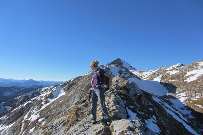 Bergtour - Hochplatte - Gipfelgrat