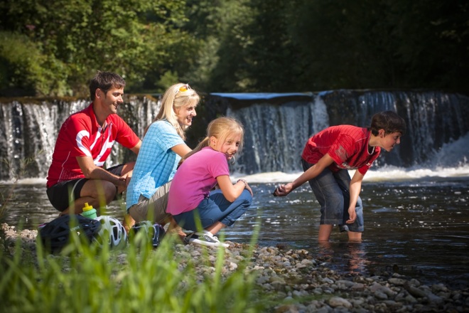 Zwischenstopp am Römerradweg (c) Innviertel Tourismus Erber