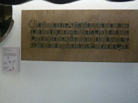 Rundweg 4 Themenweg Heimatgedicht Es Gru - Grub am Forst_Vers4