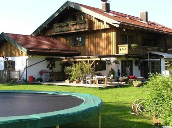 Blick auf den zur Ferienwohnung gehörenden Balkon.