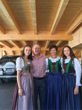 Kristin,Bernhard,Gabi und Carina