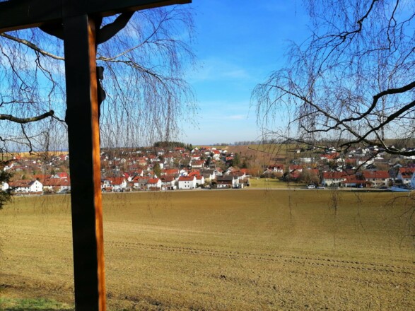 Auf dem Fuchsberg mit Blick auf die Umgebung