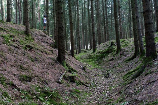 Blick in eine der Altstraßen