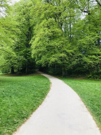 Fußweg entlang der Isar