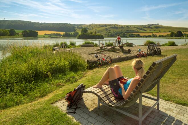 Rast am Härtsfeldsee