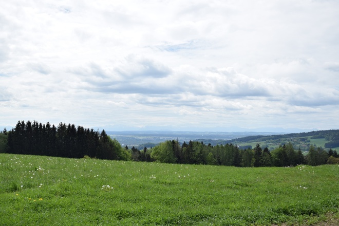 Ausblick Inntal Alpen bei Fürstberg