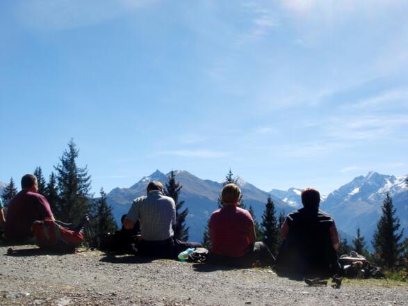 Toller Ausblick am Weg in den Nationalpark Hohe Tauern