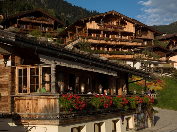 Dorfzentrum Alpbach im Sommer