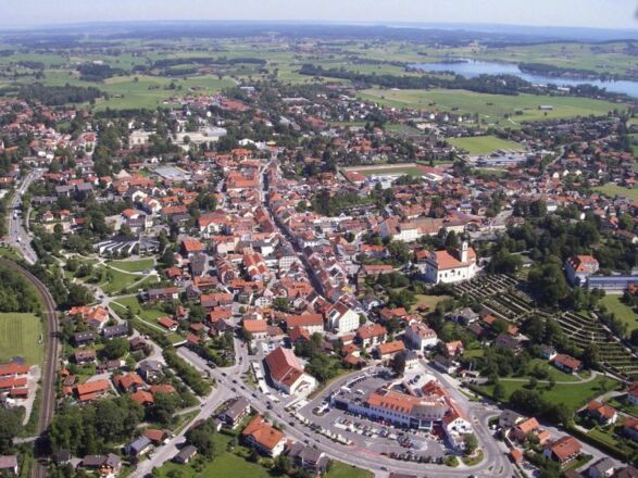 Luftbild von Murnau