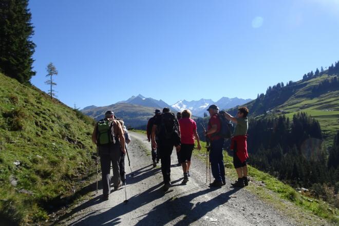 Ausblick in den Nationalpark Hohe Tauern