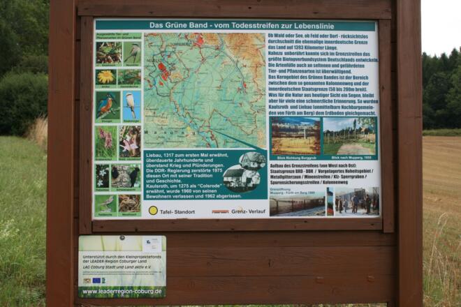 Infotafel Naturlehrpfad Fürth am Berg