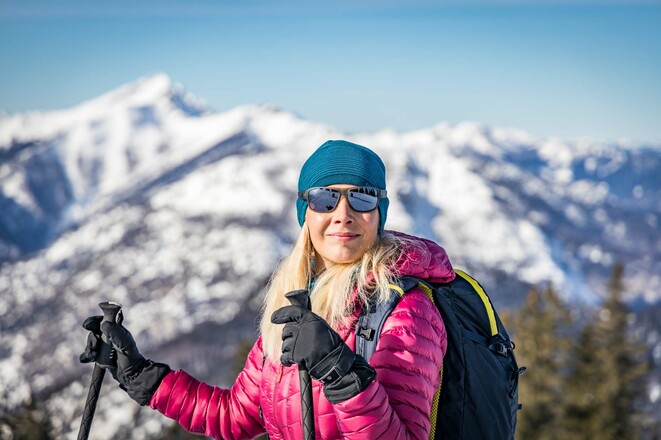 Raus in die Berge mit den Schneeschuhe