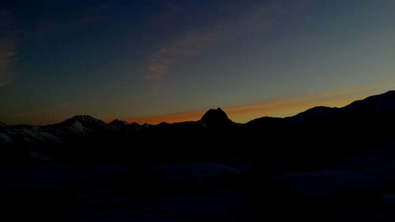 "König der Kitzbüheler Alpen" by Night