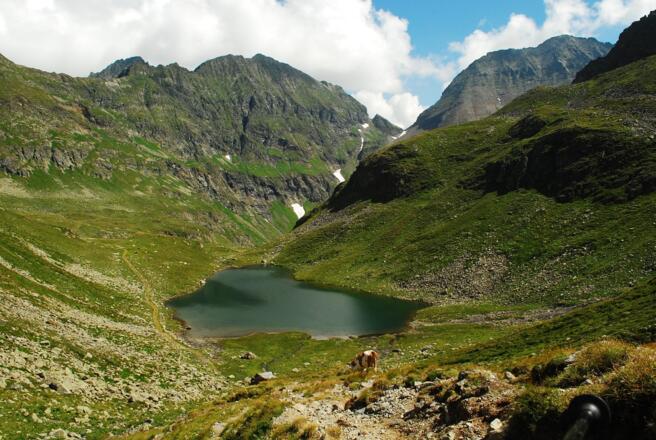 Blick auf den Unteren Landwirsee
