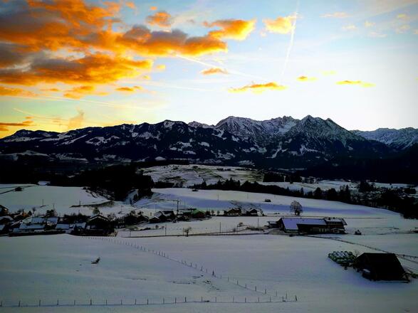 Winterzauber - Blick vom Balkon