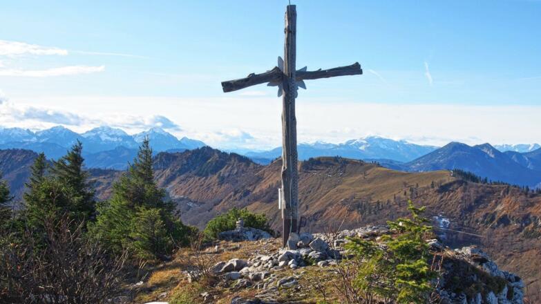Gipfel des Hühnerkogels im Blick Richtung Süden