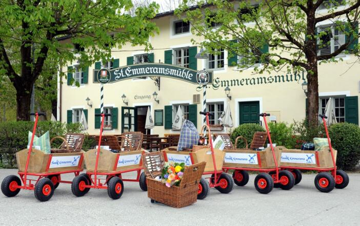 St.Emmeramsmühle - Picknickbollerwagen