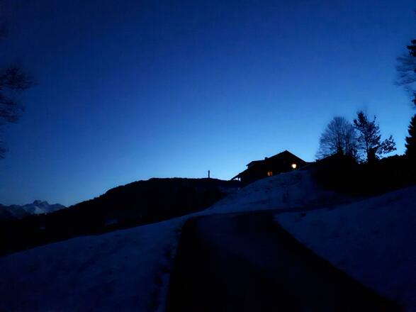 Auf dem Weg zum Luxus-Bergnest