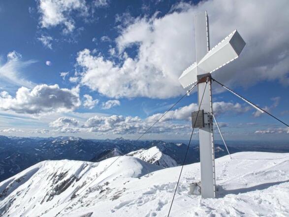 Gipfel des Hochsengs im Winter