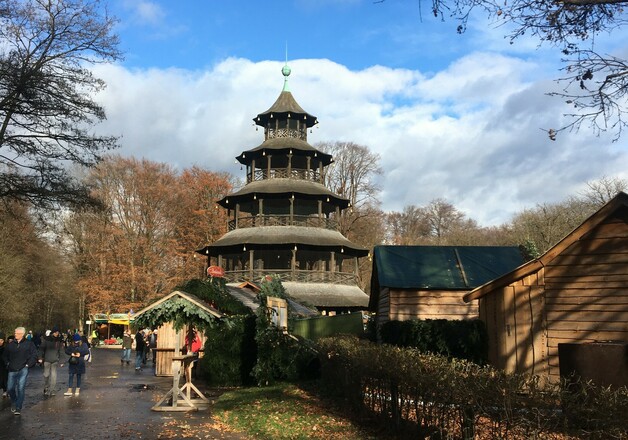 Weihnachtsmarkt am Chinesischen Turm