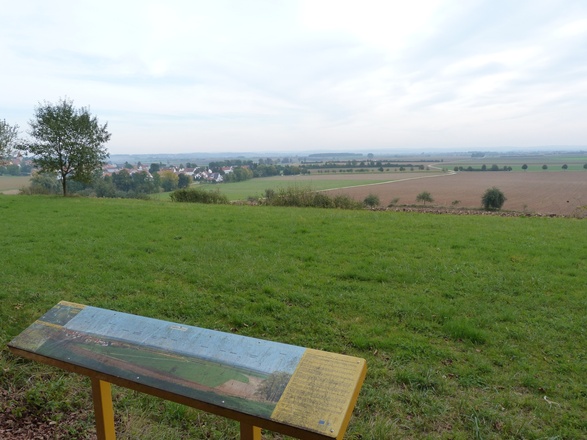 Panoramaausblick am Lehrpfad Klosterberg