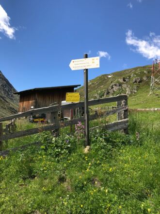 Materialseilbahn zum Hochjoch Hospiz