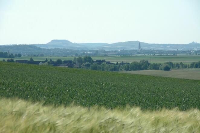 Blick auf Nördlingen und Ipf