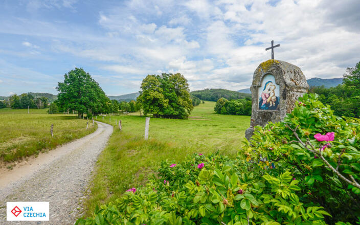 Pilgrims trail near Hejnice