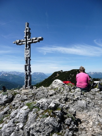 Gipfelglück auf der Hörndlwand