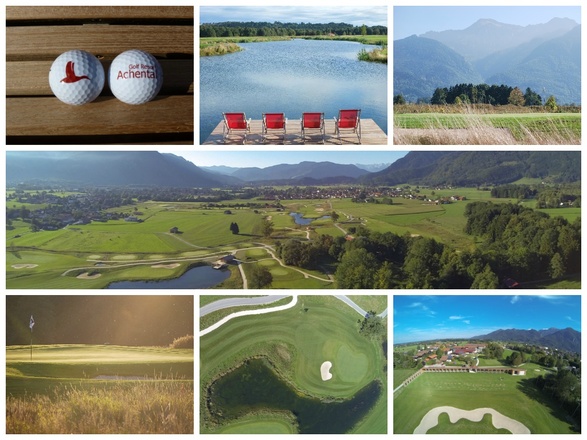 Der Golfplatz des Golf Resorts Achental