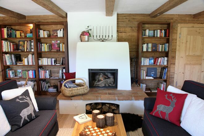 Bibliothek in den Gemeinschaftsräumen