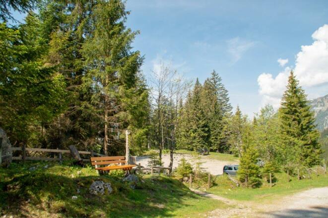 Startpunkt neben dem Parkplatz