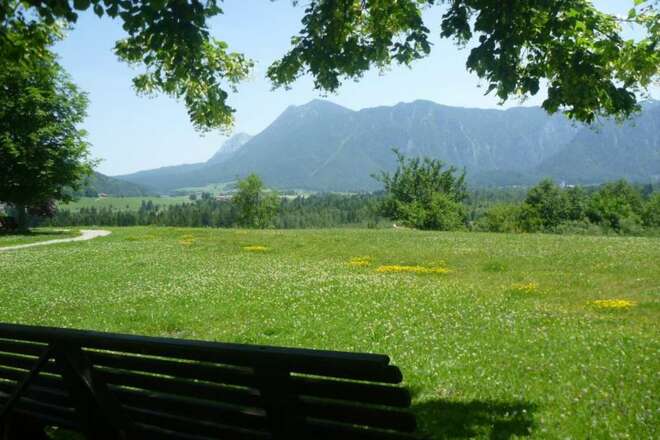 Heißenhof Inzell - Ausblick in die Berge