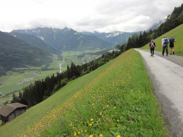 Über Neukirchen auf dem höchsten Punkt beim Ganser Bauer
