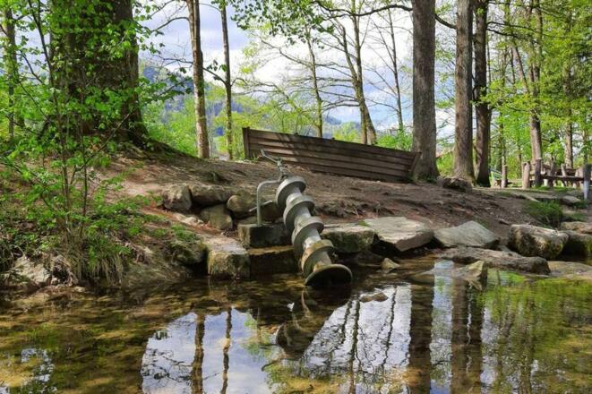 Wasserspielplatz im Naturpark