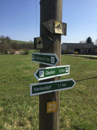 Ausschilderung
