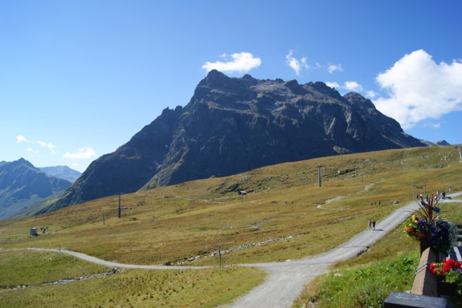 Gargellen Panoramablick vom Schafberghüsli