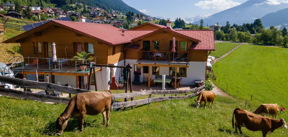 Blick auf Ferienwohnung